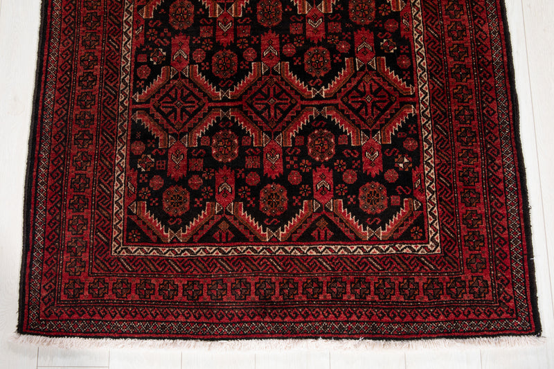 6' 10" x 3' 5" Excellent Hand-Knotted Collectible Vintage Fine Tribal Rug - Yasi & Fara 