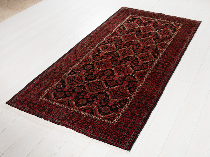 6' 10" x 3' 5" Excellent Hand-Knotted Collectible Vintage Fine Tribal Rug - Yasi & Fara 