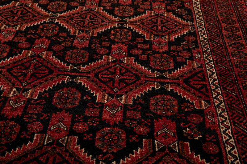 6' 10" x 3' 5" Excellent Hand-Knotted Collectible Vintage Fine Tribal Rug - Yasi & Fara 