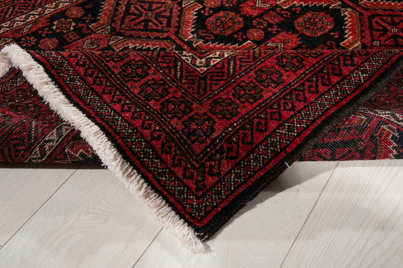 6' 10" x 3' 5" Excellent Hand-Knotted Collectible Vintage Fine Tribal Rug - Yasi & Fara 