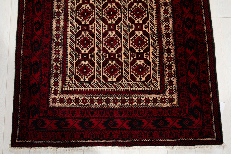 6' 11" x 3' 8" Excellent Hand-Knotted Collectible Vintage Fine Tribal Rug - Yasi & Fara 