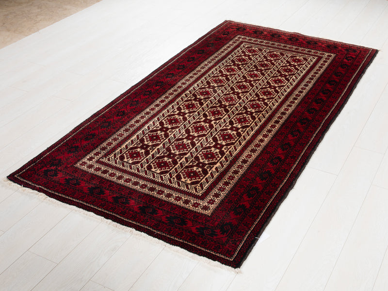 6' 11" x 3' 8" Excellent Hand-Knotted Collectible Vintage Fine Tribal Rug - Yasi & Fara 