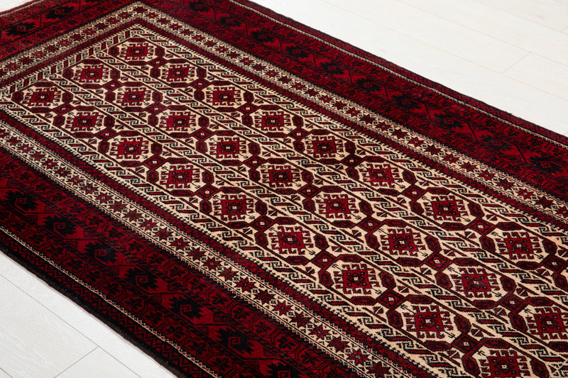 6' 11" x 3' 8" Excellent Hand-Knotted Collectible Vintage Fine Tribal Rug - Yasi & Fara 