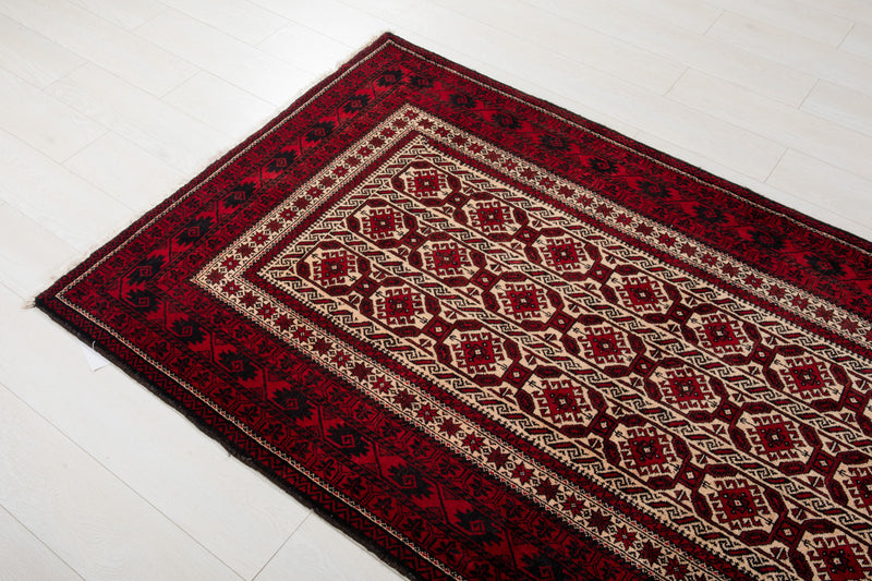 6' 11" x 3' 8" Excellent Hand-Knotted Collectible Vintage Fine Tribal Rug - Yasi & Fara 
