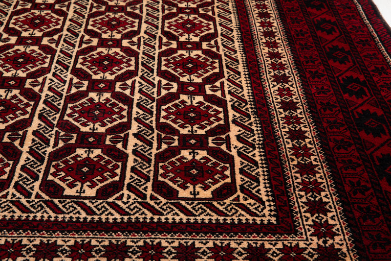 6' 11" x 3' 8" Excellent Hand-Knotted Collectible Vintage Fine Tribal Rug - Yasi & Fara 
