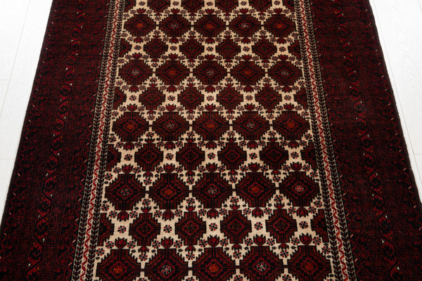 6' 11" x 3' 6" Excellent Hand-Knotted Collectible Vintage Fine Tribal Rug - Yasi & Fara 