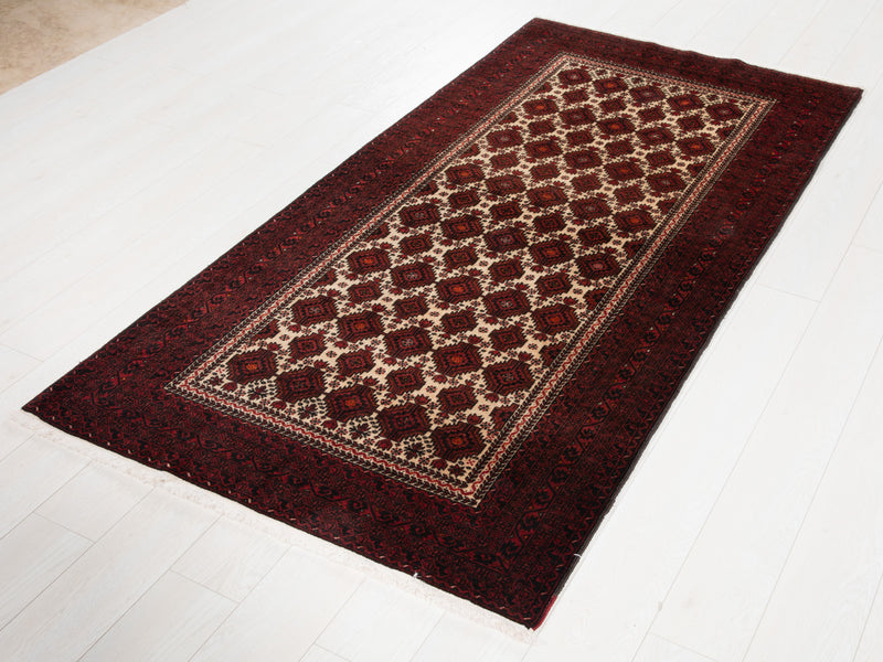 6' 11" x 3' 6" Excellent Hand-Knotted Collectible Vintage Fine Tribal Rug - Yasi & Fara 