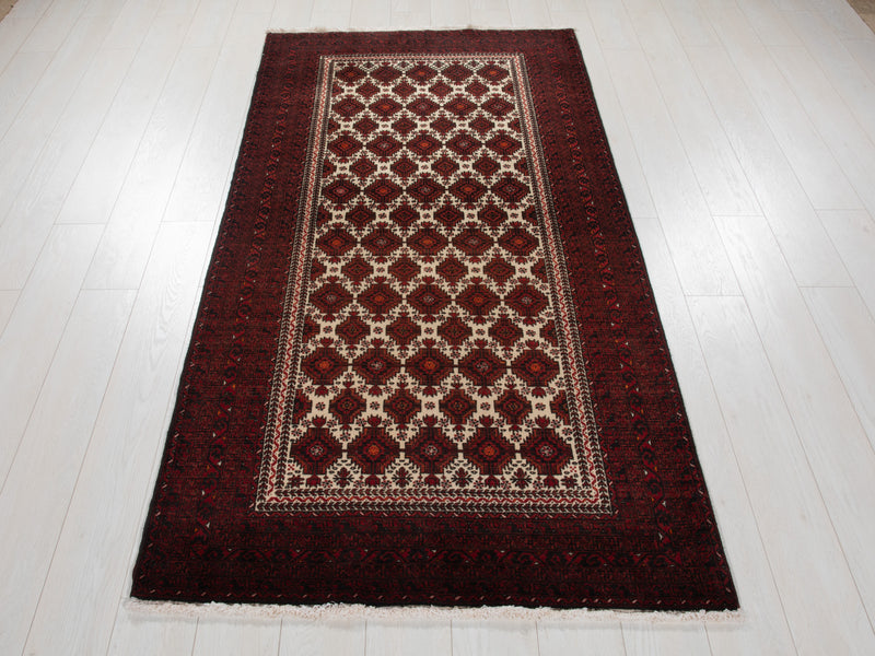 6' 11" x 3' 6" Excellent Hand-Knotted Collectible Vintage Fine Tribal Rug - Yasi & Fara 
