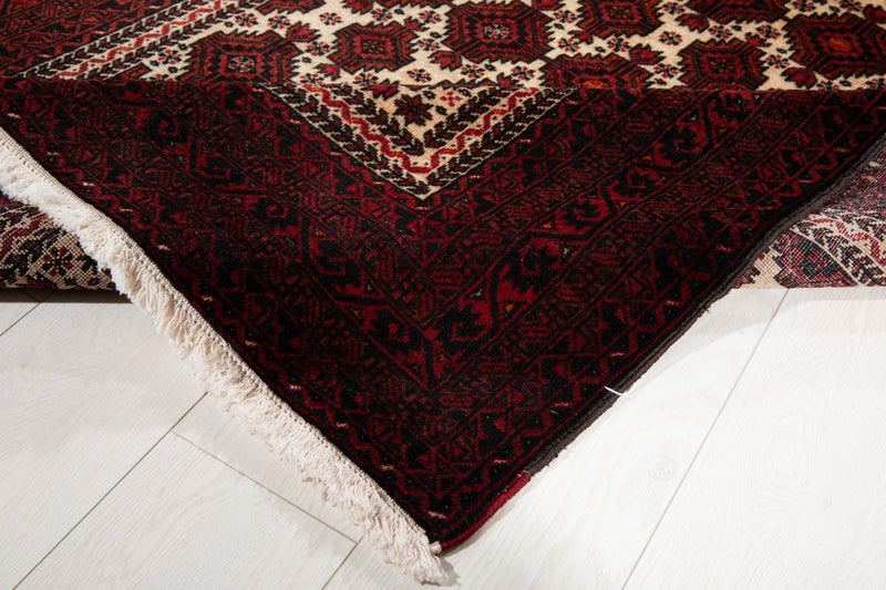 6' 11" x 3' 6" Excellent Hand-Knotted Collectible Vintage Fine Tribal Rug - Yasi & Fara 