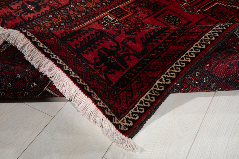 6' 6" x 3' 5" Excellent Hand-Knotted Vintage Collectible Fine Tribal Rug - Yasi & Fara 