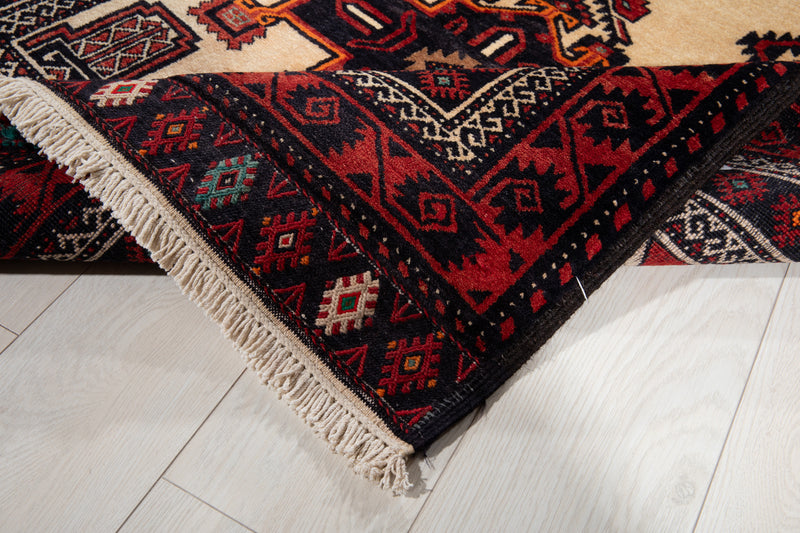6' 3" x 3' 5" Excellent Hand-Knotted Collectible Vintage Fine Tribal Rug - Yasi & Fara 