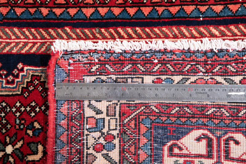 9' 5" x 3' 5" Excellent Hand-Knotted Vintage Tribal Runner Rug - Yasi & Fara 