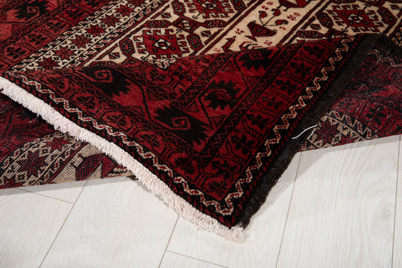 6' 8" x 3' 6" Excellent Hand-Knotted Collectible Vintage Fine Tribal Rug - Yasi & Fara 