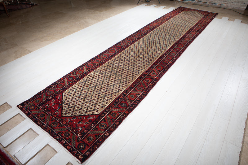 16' 6" x 3' 8" Excellent Hand-Knotted Vintage Long Tribal Runner Rug - Yasi & Fara 