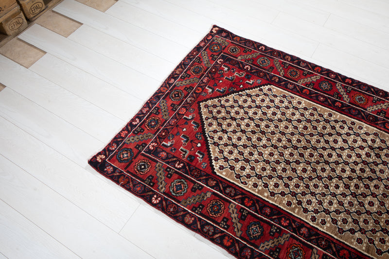 16' 6" x 3' 8" Excellent Hand-Knotted Vintage Long Tribal Runner Rug - Yasi & Fara 