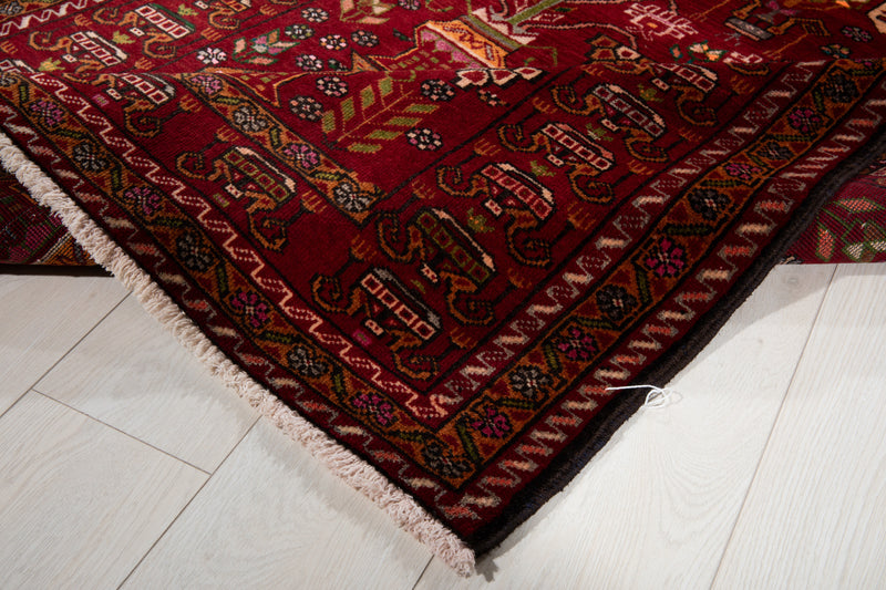 6' 5" x 3' 6" Excellent Hand-Knotted Collectible Vintage Fine Tribal Rug - Yasi & Fara 