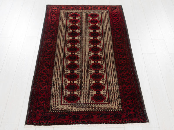 6' 4" x 3' 4" Excellent Hand-Knotted Collectible Vintage Fine Tribal Rug - Yasi & Fara 