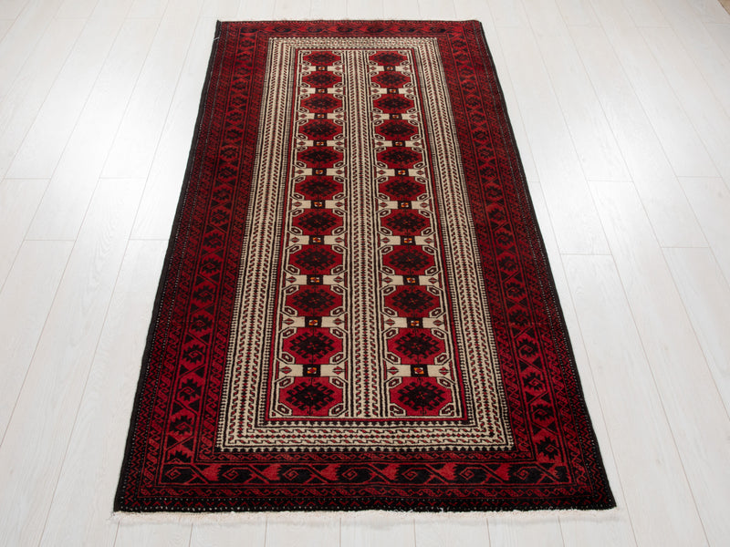 6' 4" x 3' 4" Excellent Hand-Knotted Collectible Vintage Fine Tribal Rug - Yasi & Fara 