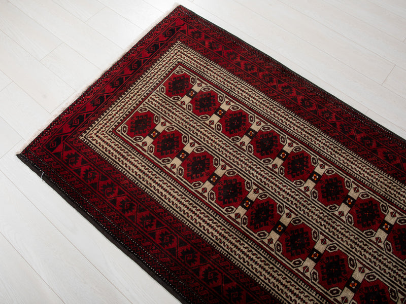 6' 4" x 3' 4" Excellent Hand-Knotted Collectible Vintage Fine Tribal Rug - Yasi & Fara 