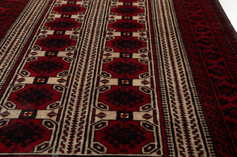 6' 4" x 3' 4" Excellent Hand-Knotted Collectible Vintage Fine Tribal Rug - Yasi & Fara 