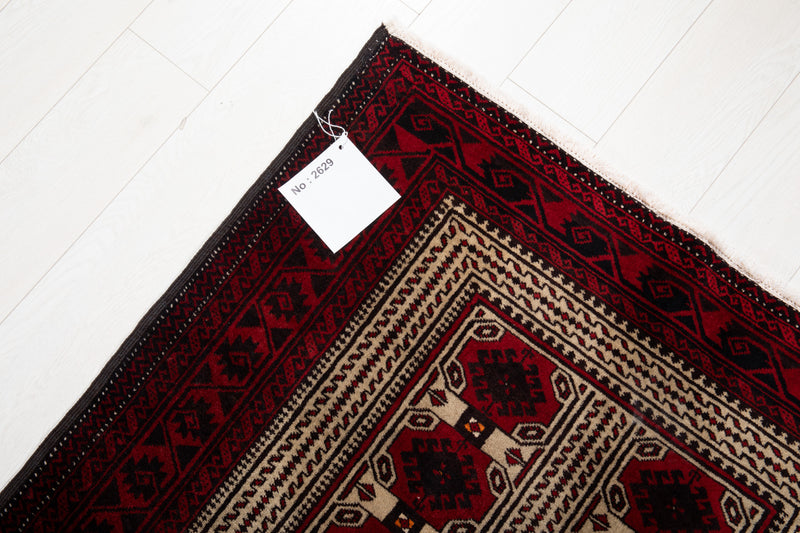 6' 4" x 3' 4" Excellent Hand-Knotted Collectible Vintage Fine Tribal Rug - Yasi & Fara 