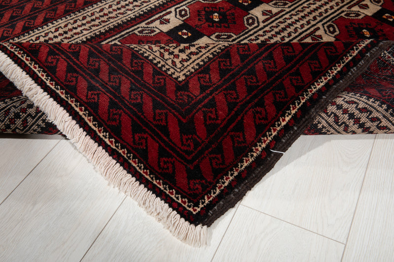 6' 3" x 3' 5' Excellent Hand-Knotted Collectible Vintage Fine Tribal Rug - Yasi & Fara 