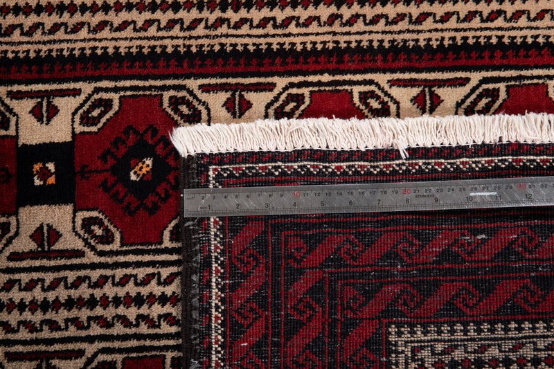 6' 3" x 3' 5' Excellent Hand-Knotted Collectible Vintage Fine Tribal Rug - Yasi & Fara 