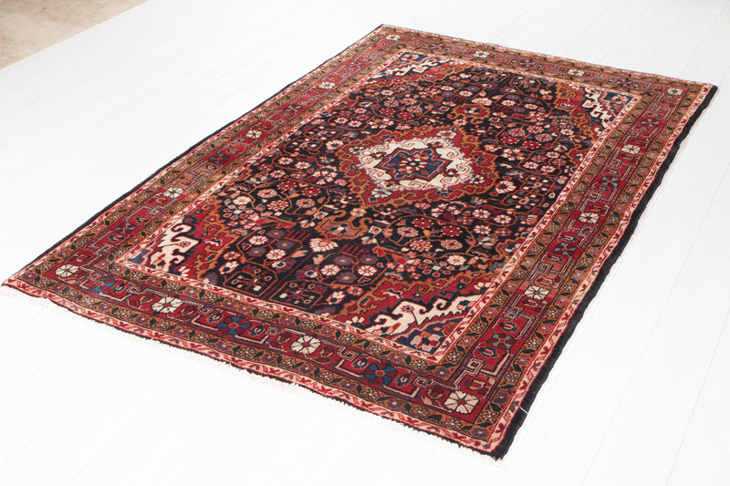 6' 11" x 4' 4" Excellent Hand-Knotted Vintage Collectible Tribal Rug - Yasi & Fara 