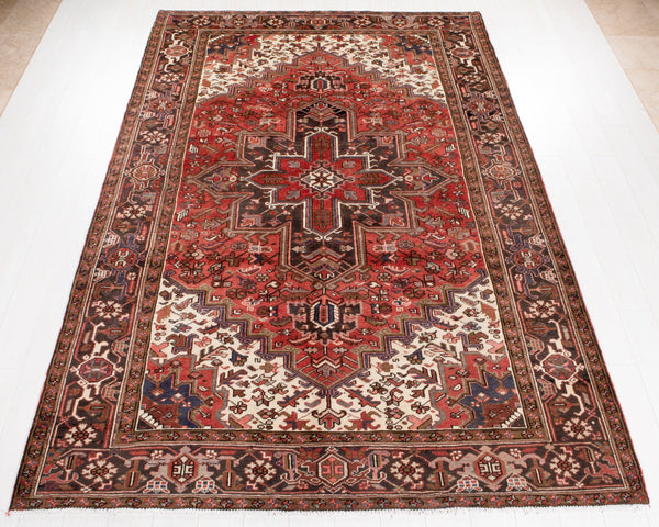 10' 4" x 6' 10" Excellent Hand-Knotted Vintage Collectible Tribal Rug - Yasi & Fara 
