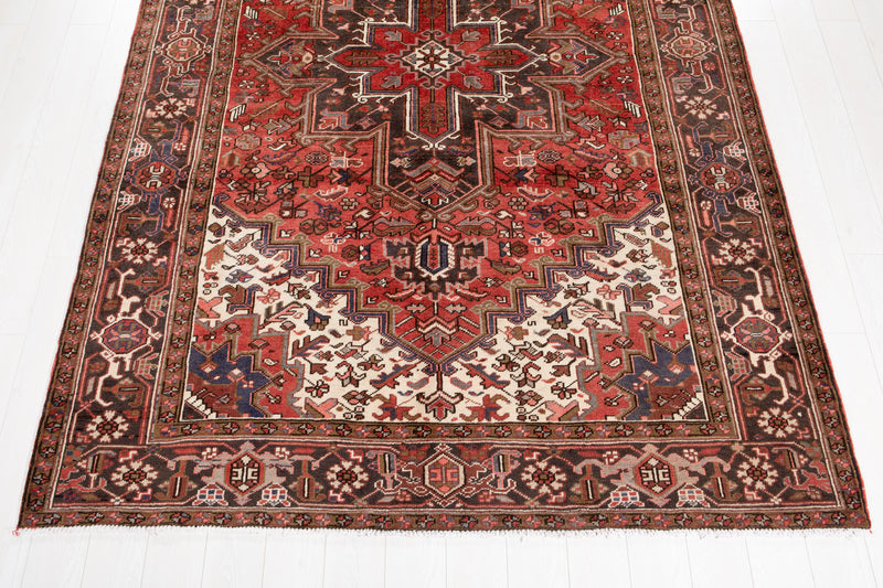 10' 4" x 6' 10" Excellent Hand-Knotted Vintage Collectible Tribal Rug - Yasi & Fara 