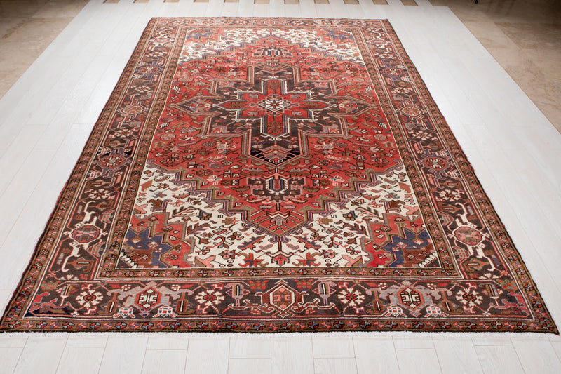 10' 4" x 6' 10" Excellent Hand-Knotted Vintage Collectible Tribal Rug - Yasi & Fara 