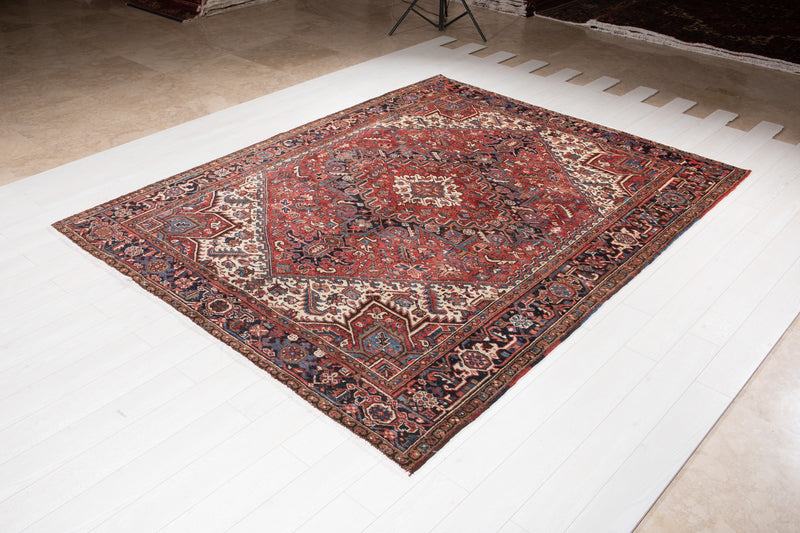 9' 4" x 7' 5" Excellent Hand-Knotted Collectible Antique Tribal Rug - Yasi & Fara 