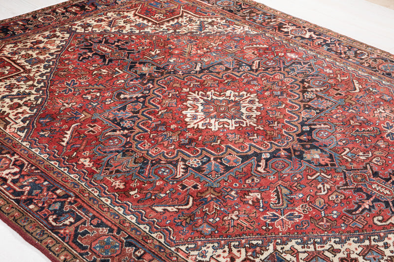 9' 4" x 7' 5" Excellent Hand-Knotted Collectible Antique Tribal Rug - Yasi & Fara 