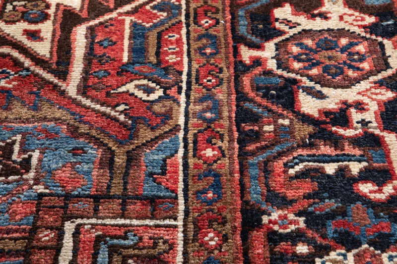 9' 4" x 7' 5" Excellent Hand-Knotted Collectible Antique Tribal Rug - Yasi & Fara 