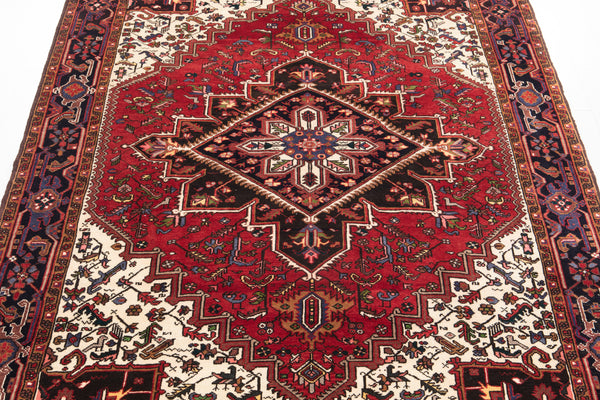 9' 4" x 7' Excellent Hand-Knotted Vintage Collectible Tribal Rug - Yasi & Fara 