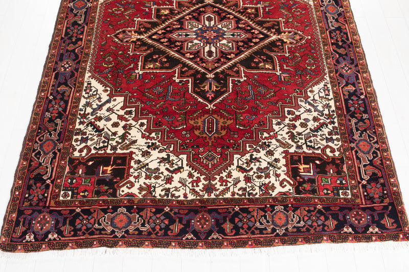 9' 4" x 7' Excellent Hand-Knotted Vintage Collectible Tribal Rug - Yasi & Fara 