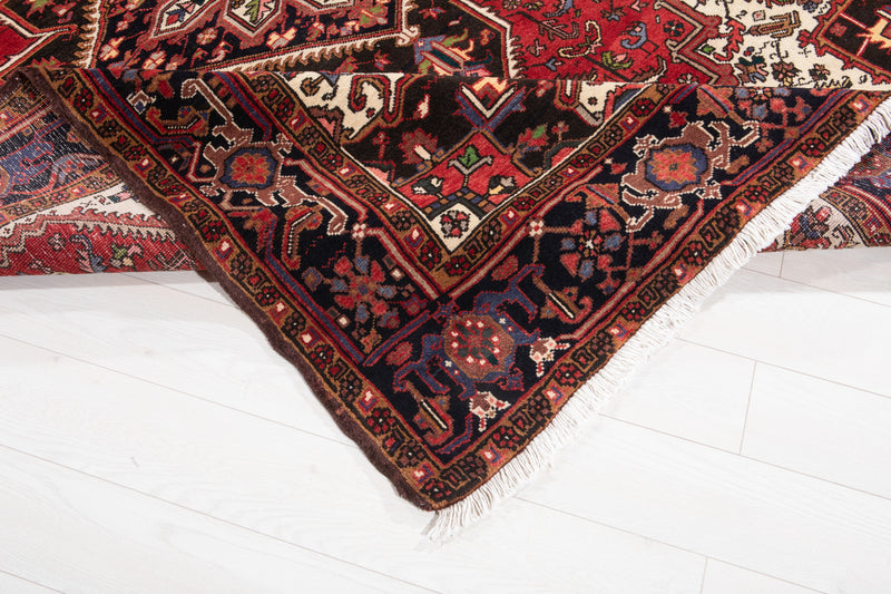 9' 4" x 7' Excellent Hand-Knotted Vintage Collectible Tribal Rug - Yasi & Fara 
