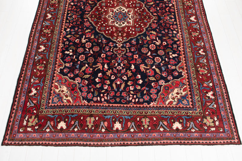 10' 8" x 7' 3" Excellent Hand-Knotted Vintage Collectible Tribal Area Rug - Yasi & Fara 