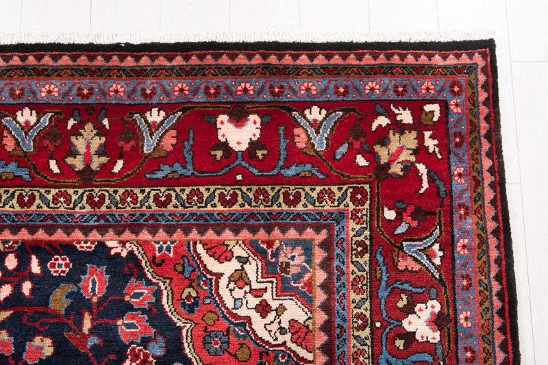 10' 8" x 7' 3" Excellent Hand-Knotted Vintage Collectible Tribal Area Rug - Yasi & Fara 
