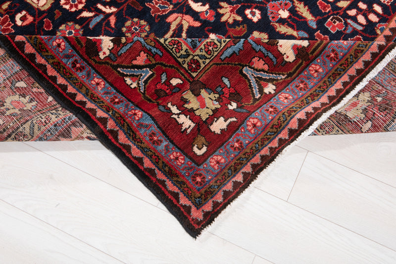 10' 8" x 7' 3" Excellent Hand-Knotted Vintage Collectible Tribal Area Rug - Yasi & Fara 