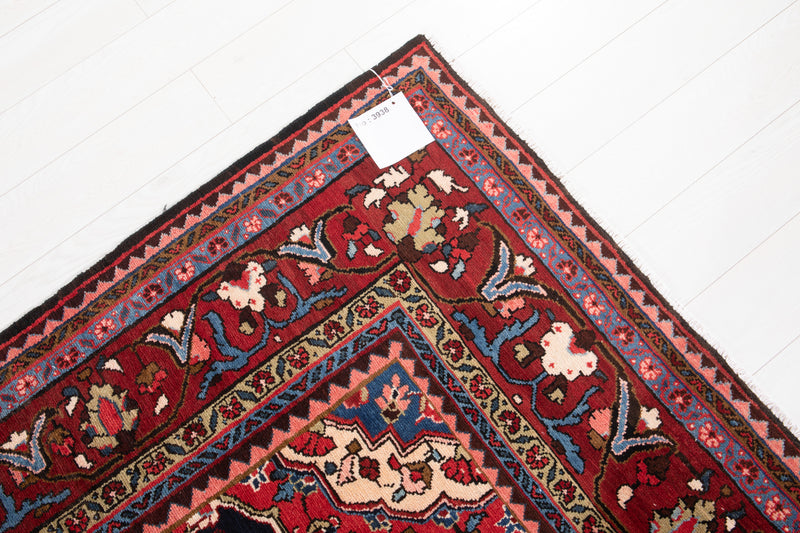 10' 8" x 7' 3" Excellent Hand-Knotted Vintage Collectible Tribal Area Rug - Yasi & Fara 