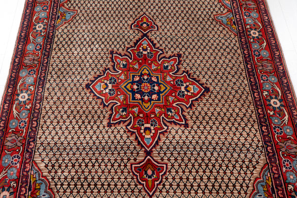 10' 7" x 5' 4" Excellent Hand-Knotted Vintage Tribal Rug - Yasi & Fara 