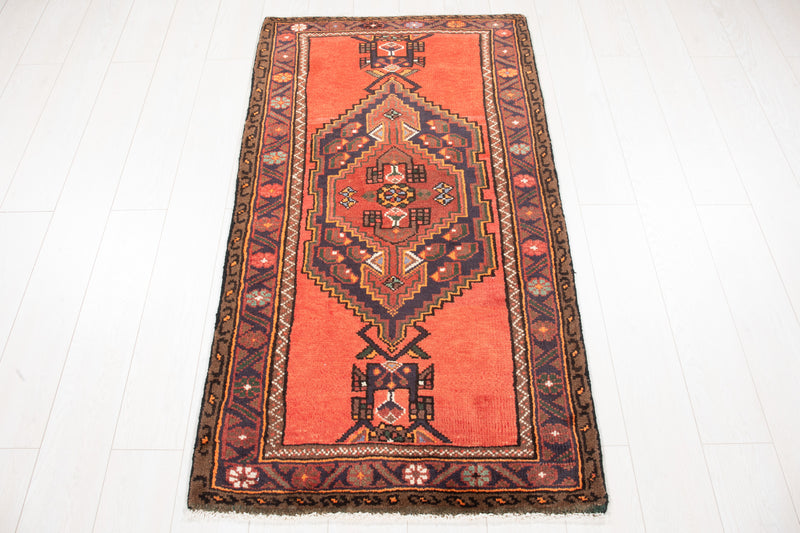 5' 1" x 2' 8" Excellent Hand-Knotted Vintage Tribal Rug - Yasi & Fara 
