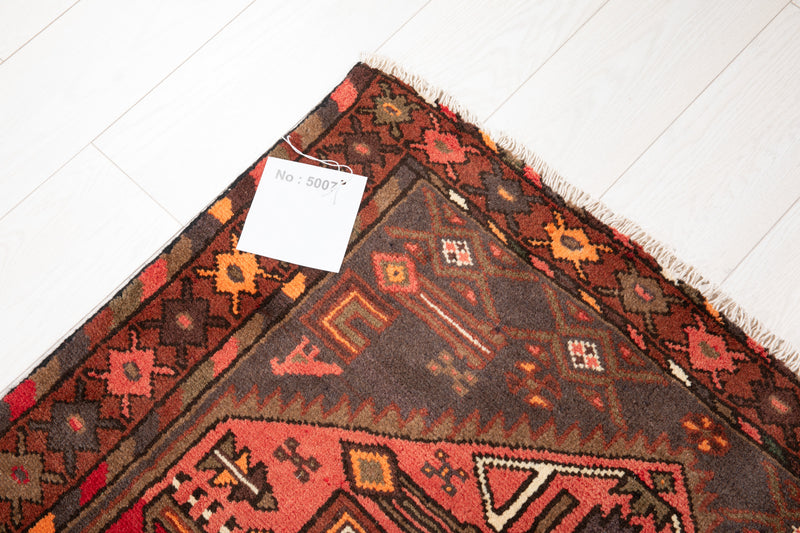 4' 10" x 3' 3" Excellent Hand-Knotted Vintage Tribal Rug - Yasi & Fara 