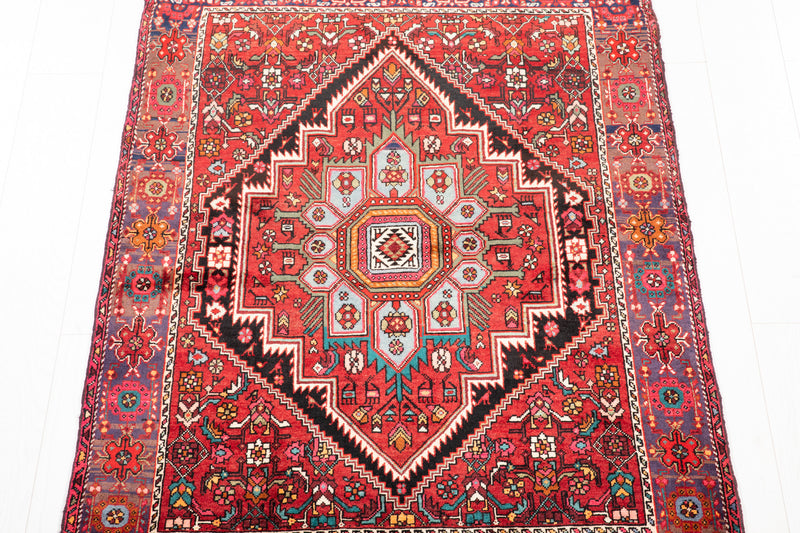 5' x 3' 5" Excellent Hand-Knotted Collectible Vintage Tribal Rug - Yasi & Fara 