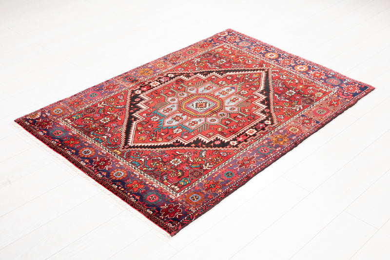 5' x 3' 5" Excellent Hand-Knotted Collectible Vintage Tribal Rug - Yasi & Fara 