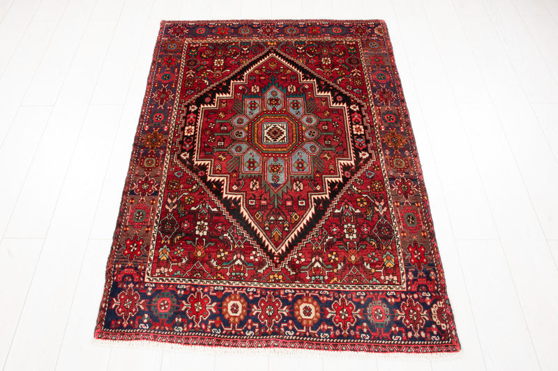 5' x 3' 5" Excellent Hand-Knotted Collectible Vintage Tribal Rug - Yasi & Fara 