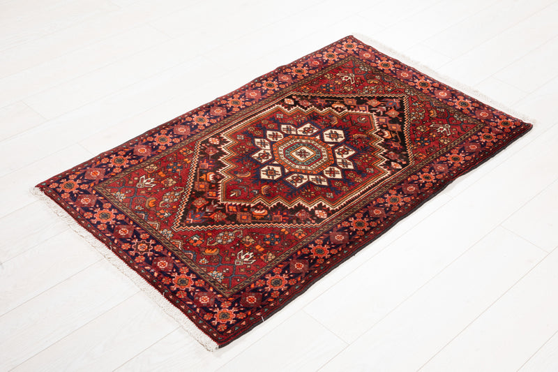 4' x 2' 5" Excellent Hand-Knotted Collectible Vintage Tribal Rug - Yasi & Fara 