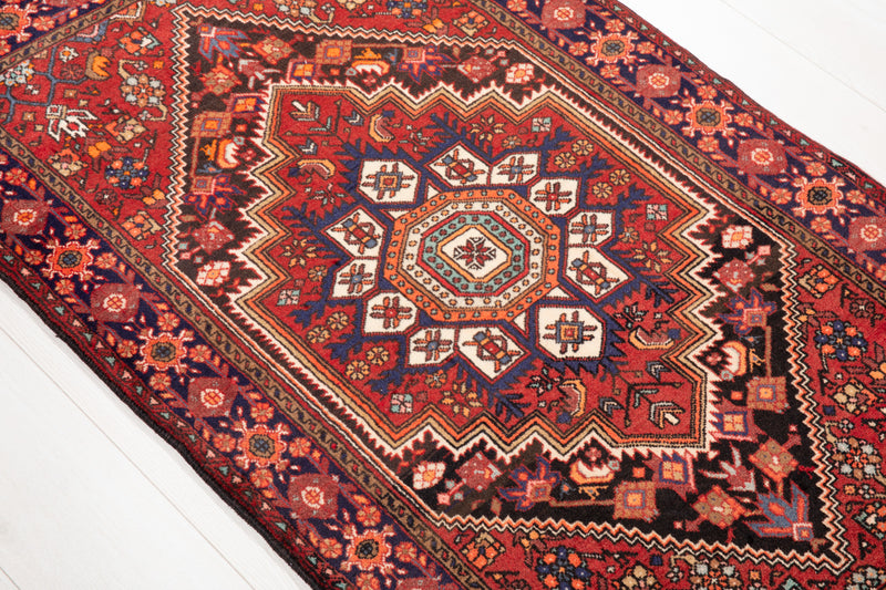 4' x 2' 5" Excellent Hand-Knotted Collectible Vintage Tribal Rug - Yasi & Fara 