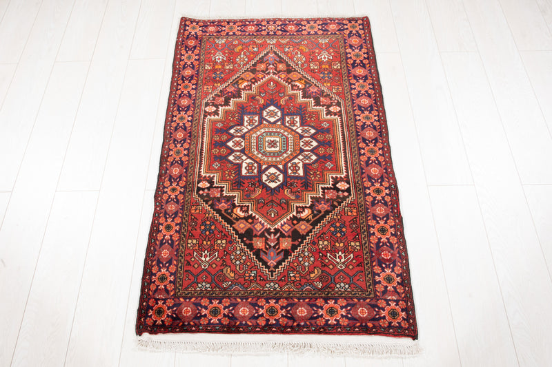 4' x 2' 5" Excellent Hand-Knotted Collectible Vintage Tribal Rug - Yasi & Fara 